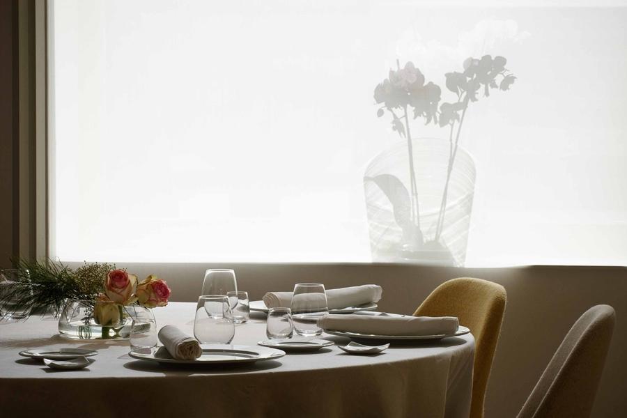 אסקראי Hotel Echaurren Relais & Chateaux מסעדה תמונה
